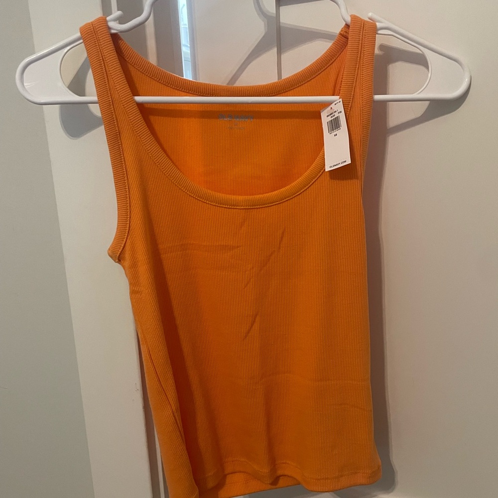 Old Navy Vibrant Orange Tank Top